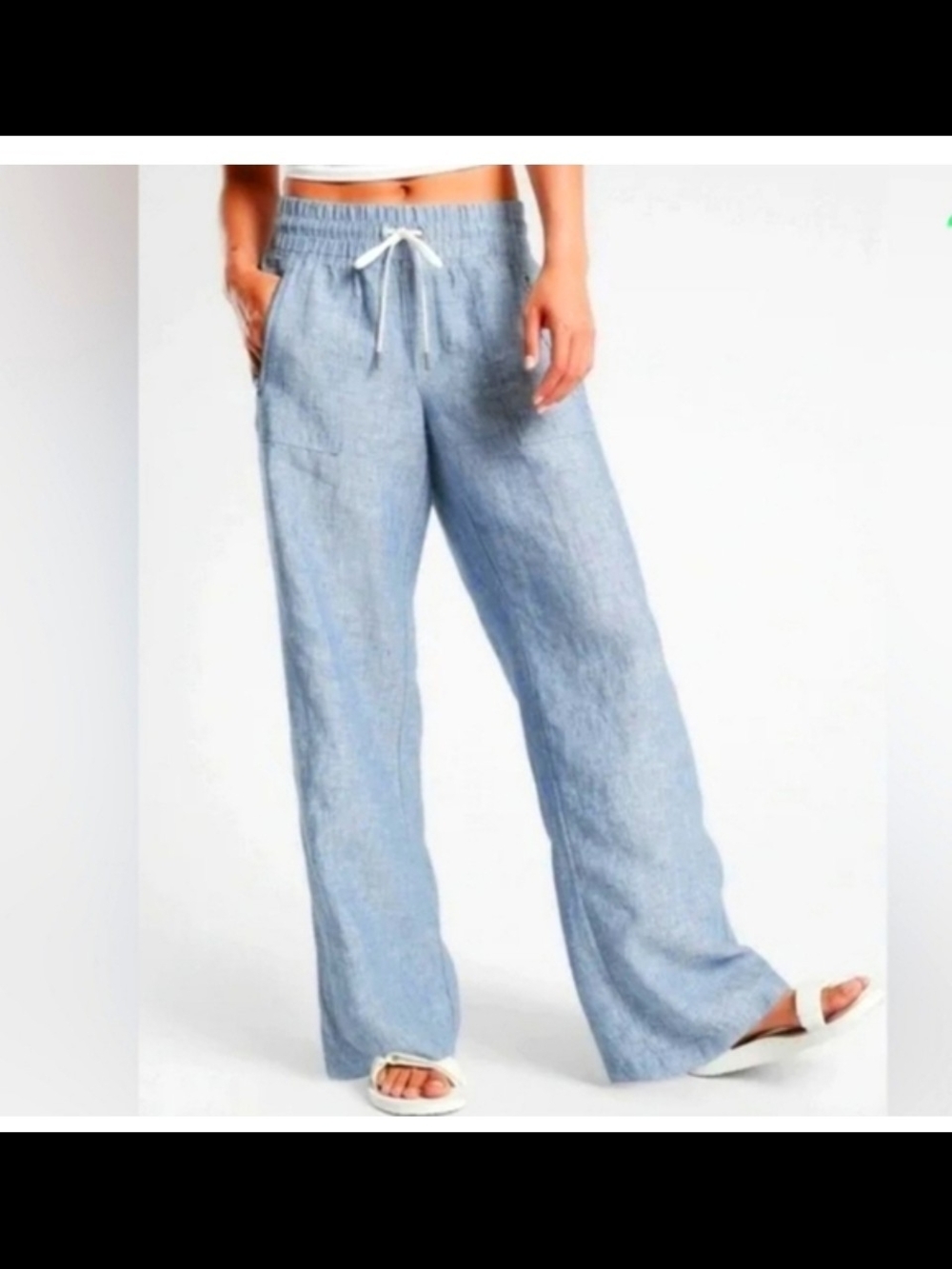 Athleta Cabo Linen Pants